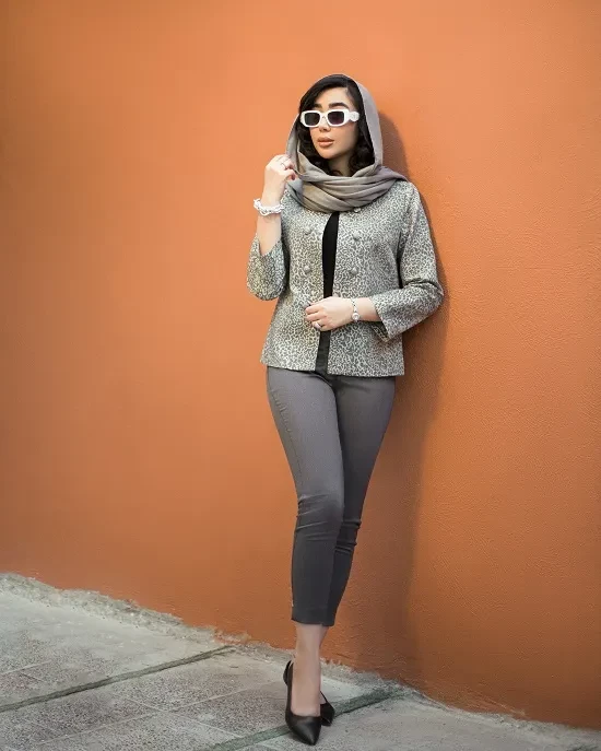 کت ژاکارد صحرا