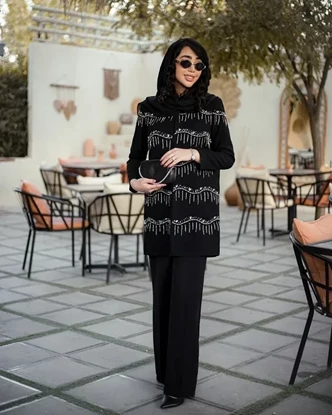 مانتو جواهردوزی تابان